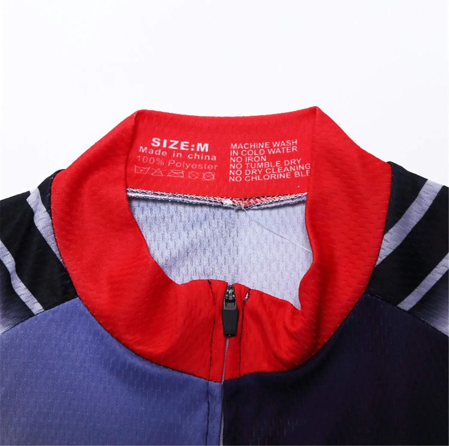 JPOJPO USA Cycling Jersey Men Short Sleeve Bike Shirts Biking Jersey Summer American Bicycle Tops with 3 Pockets Reflective