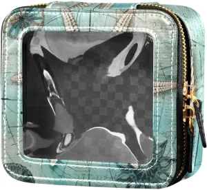 JUNZAN Vintage Starfish Map Women Men Tennis Backpack Tennis Bag Holds 2 Rackets Tennis, Badminton, Racketball (user)