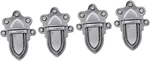 KAILIKETIY 4Pcs Bag Decorative Buckle Press Locks Clutch Twist Lock Fasteners for DIY Handbags Easy to Use All Match Style Durable Design for Various Bag Styles