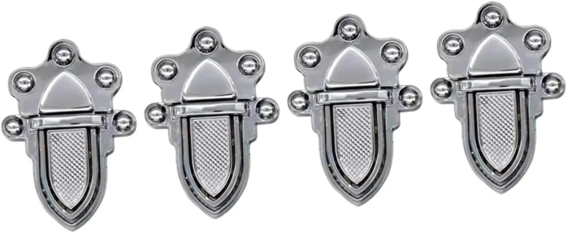 KAILIKETIY 4Pcs Bag Decorative Buckle Press Locks Clutch Twist Lock Fasteners for DIY Handbags Easy to Use All Match Style Durable Design for Various Bag Styles