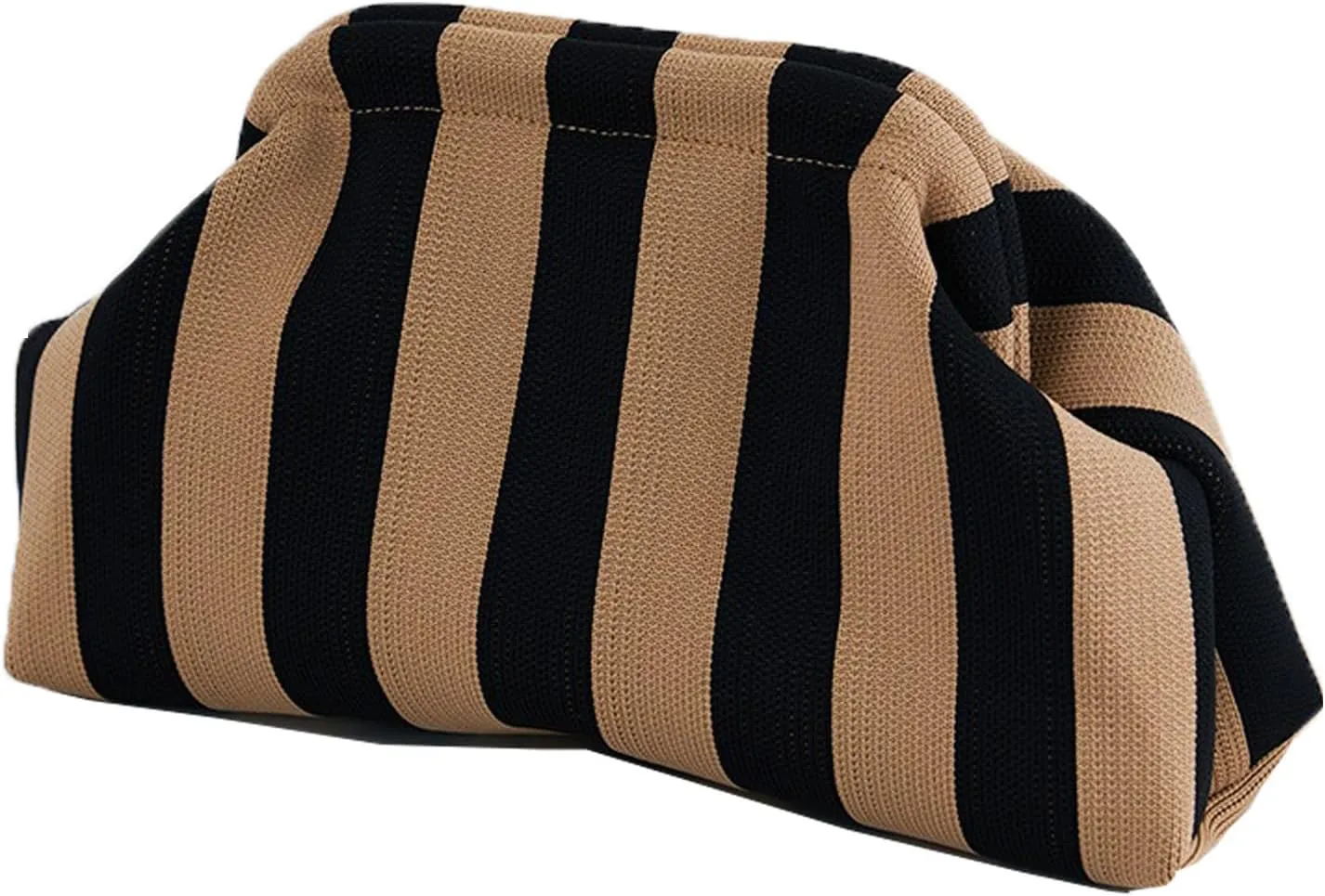 KARRESLY Summer Beach Clutch Purses for Women Woven Crochet Dumpling Handbags Small Purse