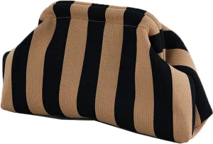KARRESLY Summer Beach Clutch Purses for Women Woven Crochet Dumpling Handbags Small Purse