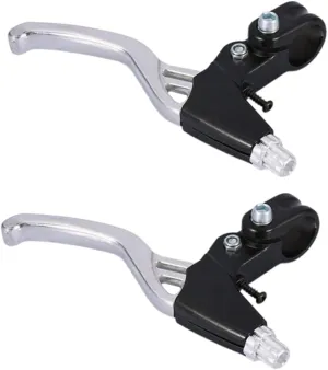 KESYOO 1pair Aluminum Alloy Brake Levers Lightweight Bike Braking Handles for Replacement Brake Lever Essential Safety Component for Cyclists