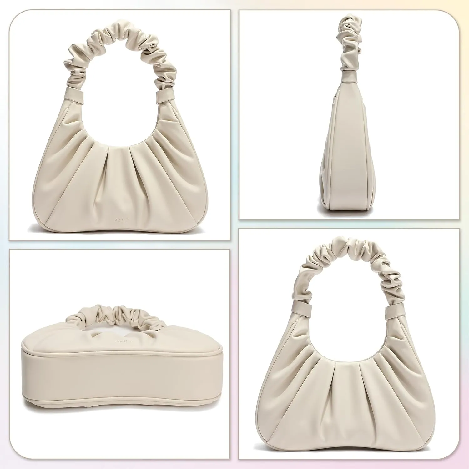 Keyli Mini Purses Cloud Design Handbags Cute Shoulder Bag for women Hobo Tote Purses Clutch with Magnetic Closure