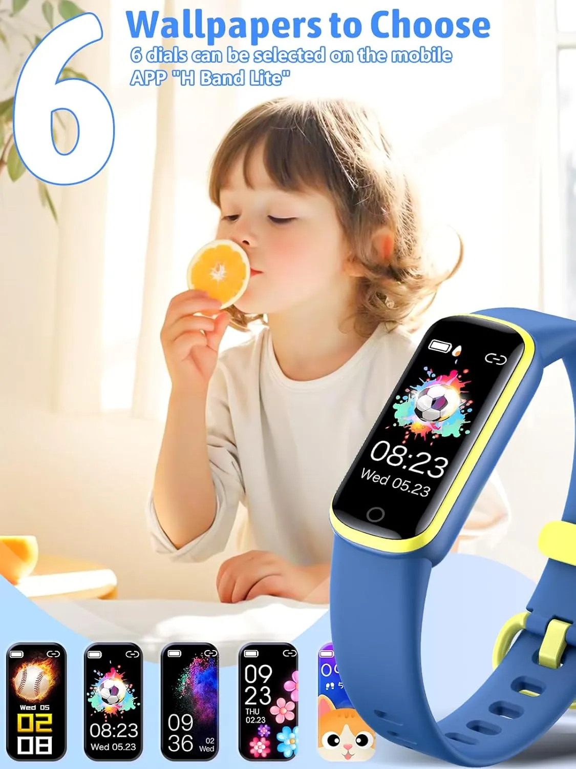 Kids Fitness Tracker,Fitness Watch Waterproof Activity Tracker with HeartRate and Sleep Monitor,Stopwatch,11 Sport Modes,Great Gifts for Girls Boys Kids Age 6-13 Years Olds