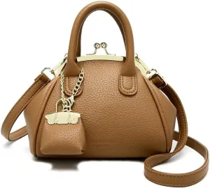 Kiss Lock Purse and Handbags,Trendy Mini Design Clutch Purses Vintage Crossbody Evening Clutch 2025