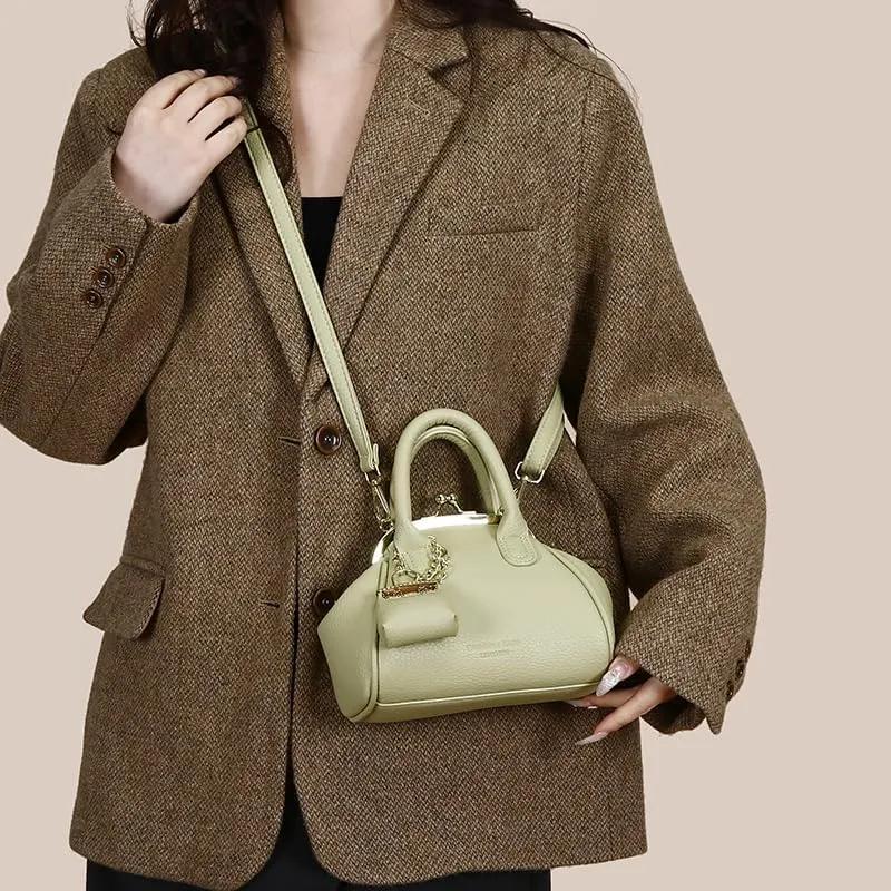 Kiss Lock Purse and Handbags,Trendy Mini Design Clutch Purses Vintage Crossbody Evening Clutch 2025