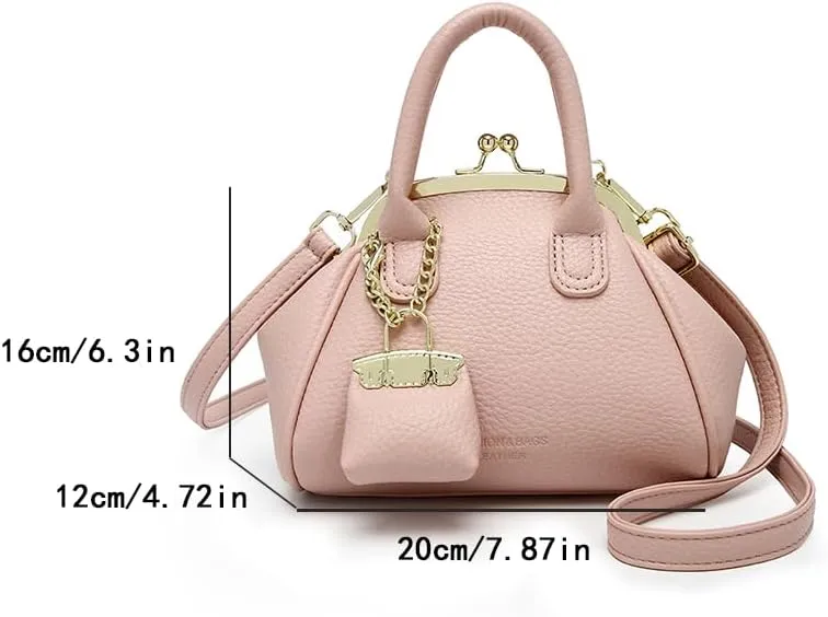 Kiss Lock Purse and Handbags,Trendy Mini Design Clutch Purses Vintage Crossbody Evening Clutch 2025