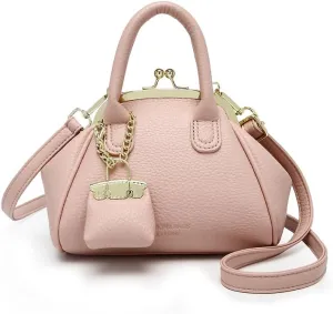 Kiss Lock Purse and Handbags,Trendy Mini Design Clutch Purses Vintage Crossbody Evening Clutch 2025