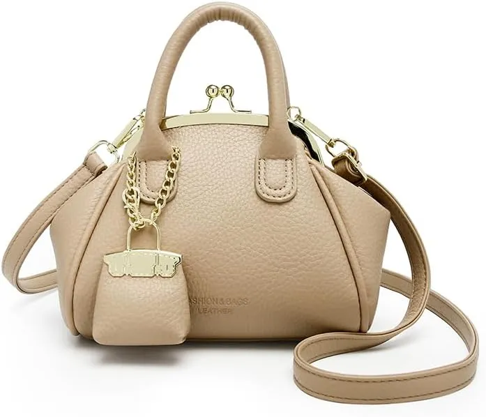 Kiss Lock Purse and Handbags,Trendy Mini Design Clutch Purses Vintage Crossbody Evening Clutch 2025