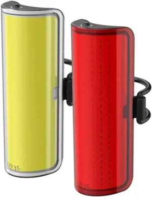 Knog Big Cobber Front/Rear Bicycle Light Set - Twinpak (Black - M)