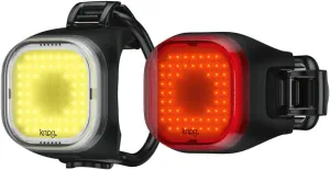 Knog Blinder Mini Bike Light - Bright 50/30 Lumen COB LED Bike Headlight and Tail Light Set, 8 Light Modes, USB Rechargeable, Waterproof, Ultralight 17g Each, 300m Visibility, 30h Runtime