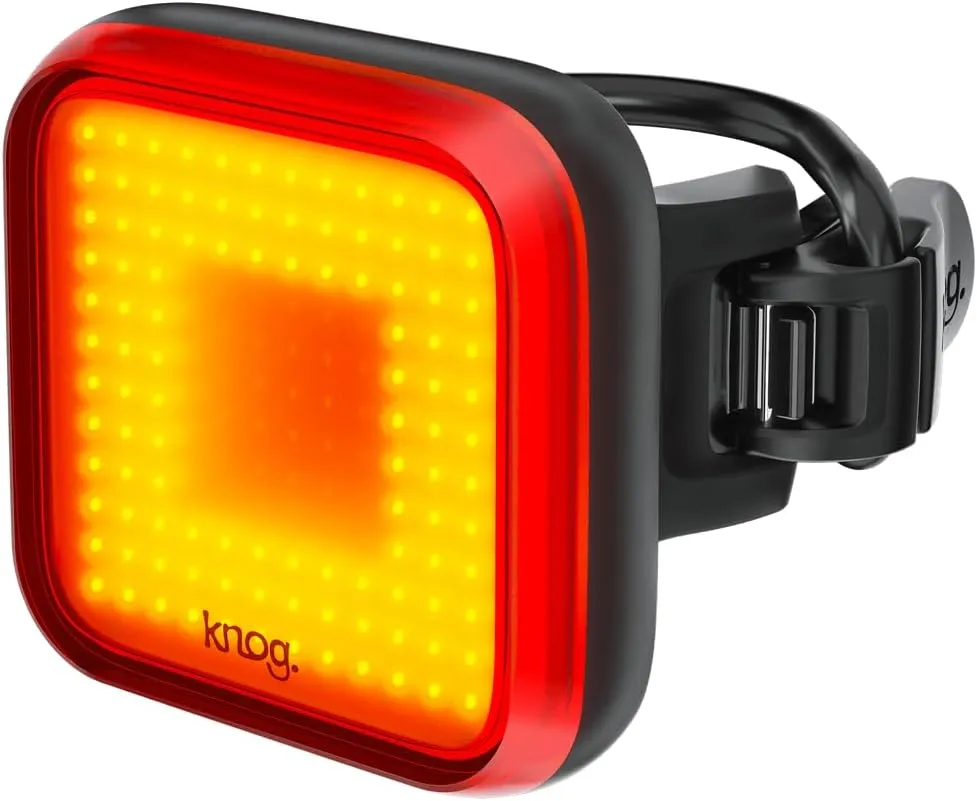 Knog Blinder Rear Bike Tail Light - 100 Lumen USB Rechargeable, Waterproof, 8 Modes, Fits 22-32mm, 450m Visibility