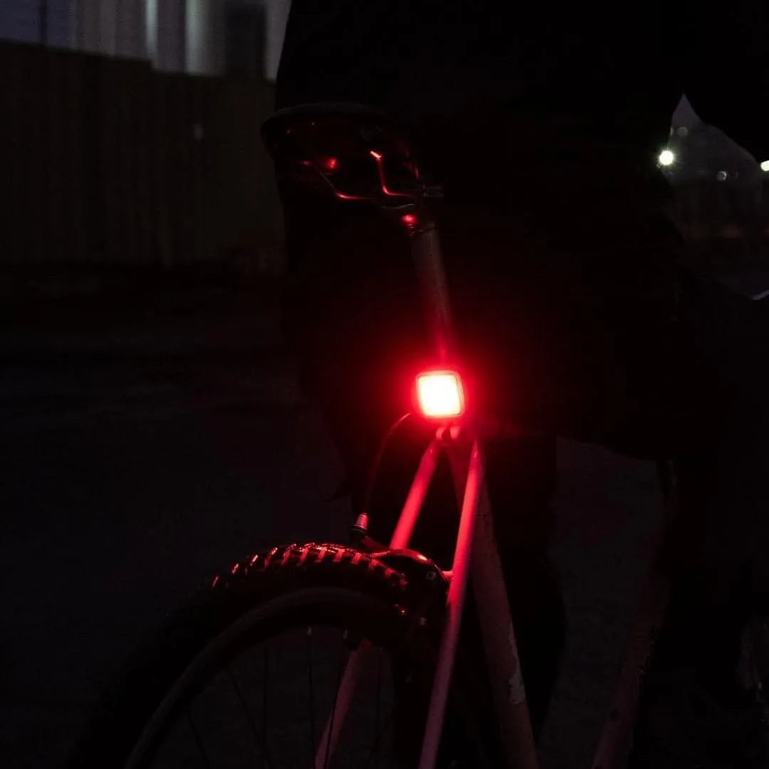 Knog Blinder Rear Bike Tail Light - 100 Lumen USB Rechargeable, Waterproof, 8 Modes, Fits 22-32mm, 450m Visibility