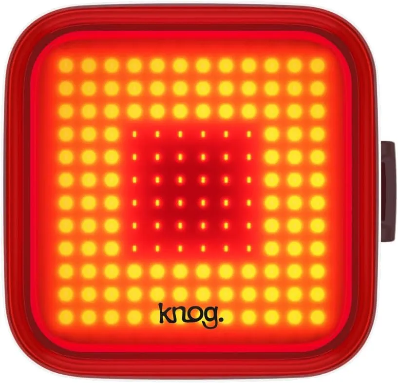 Knog Blinder Rear Bike Tail Light - 100 Lumen USB Rechargeable, Waterproof, 8 Modes, Fits 22-32mm, 450m Visibility