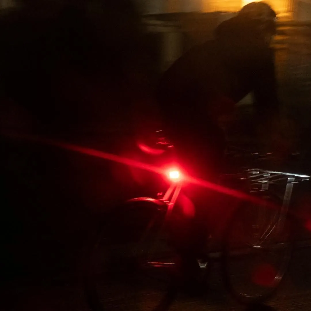 Knog Blinder Rear Bike Tail Light - 100 Lumen USB Rechargeable, Waterproof, 8 Modes, Fits 22-32mm, 450m Visibility