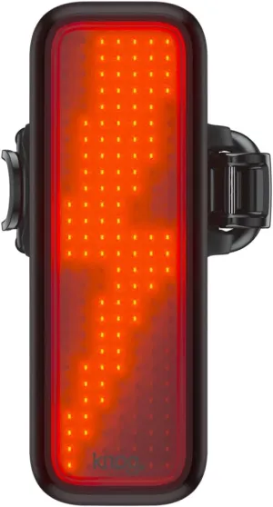 Knog Blinder V USB Rechargeable Rear Bike Light - Powerful 100 Lumen Bike Tail Light Visible Up to 900m, IP67 Waterproof Bike Rear Light with Unique Flash Modes, Fits All Seat Posts