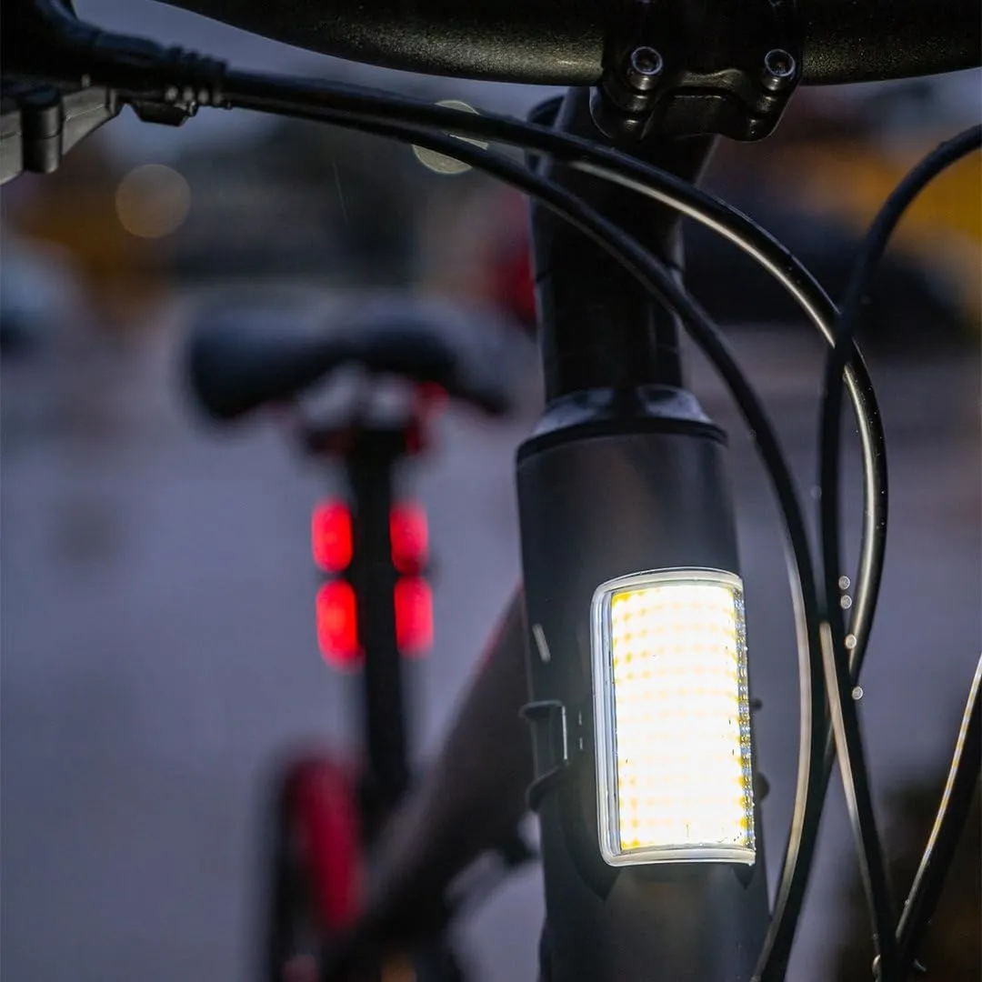 Knog Mid Cobber Rear Bike Light - USB Rechargeable Bike Tail Light - 330° Visibility , 170 Lumen Brightness, Up to 100 Hour Runtime, IP67 Waterproof - Secure Quick-Release Bike Rear Light