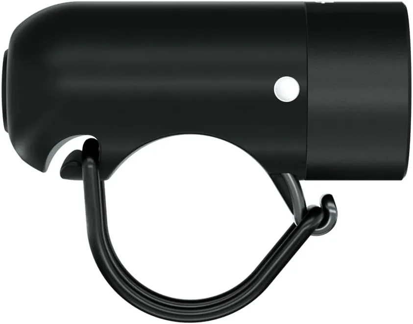 Knog Plug USB Rechargeable Bike Light - 250 Lumen Bike Headlight with Low Battery Indicator, Side Visibility, IP67 Waterproof, 5 Modes & Up to 240  Hours Runtime