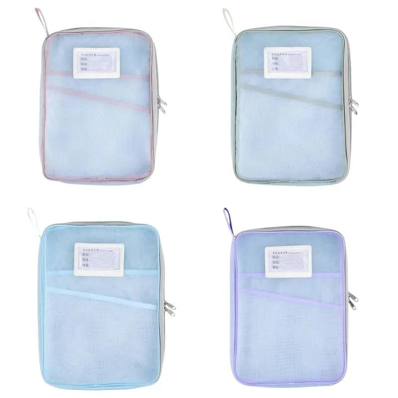Large Capacity Document Organiser Bag Zippered File Bag, Academic New 2025 High for Reliable Electronic Component, Precision, Stable Performance