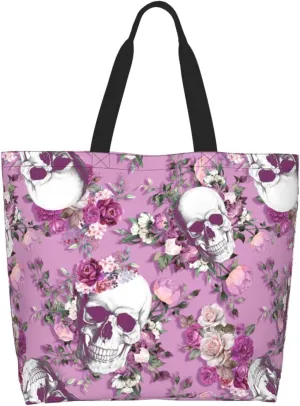 Large Capacity Reusable Canvas Shoulder Bag   Both Sides Bucket Hat Casual Tote Handbag