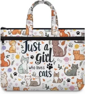 Large Document Pouch with Zipper Lightweight Tote Art Bag Reusable Filing Folder for School Office