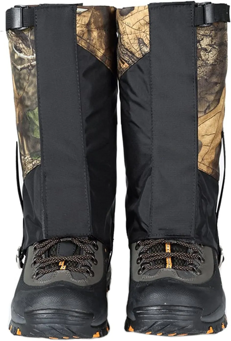Leg Gaiters, Camouflage, Breathable, Waterproof, Snake-Proof Hiking Boots, Suitable for Hiking and Desert Jungle Camping Snow Boots Leggings (Color : A, Size : One Size)