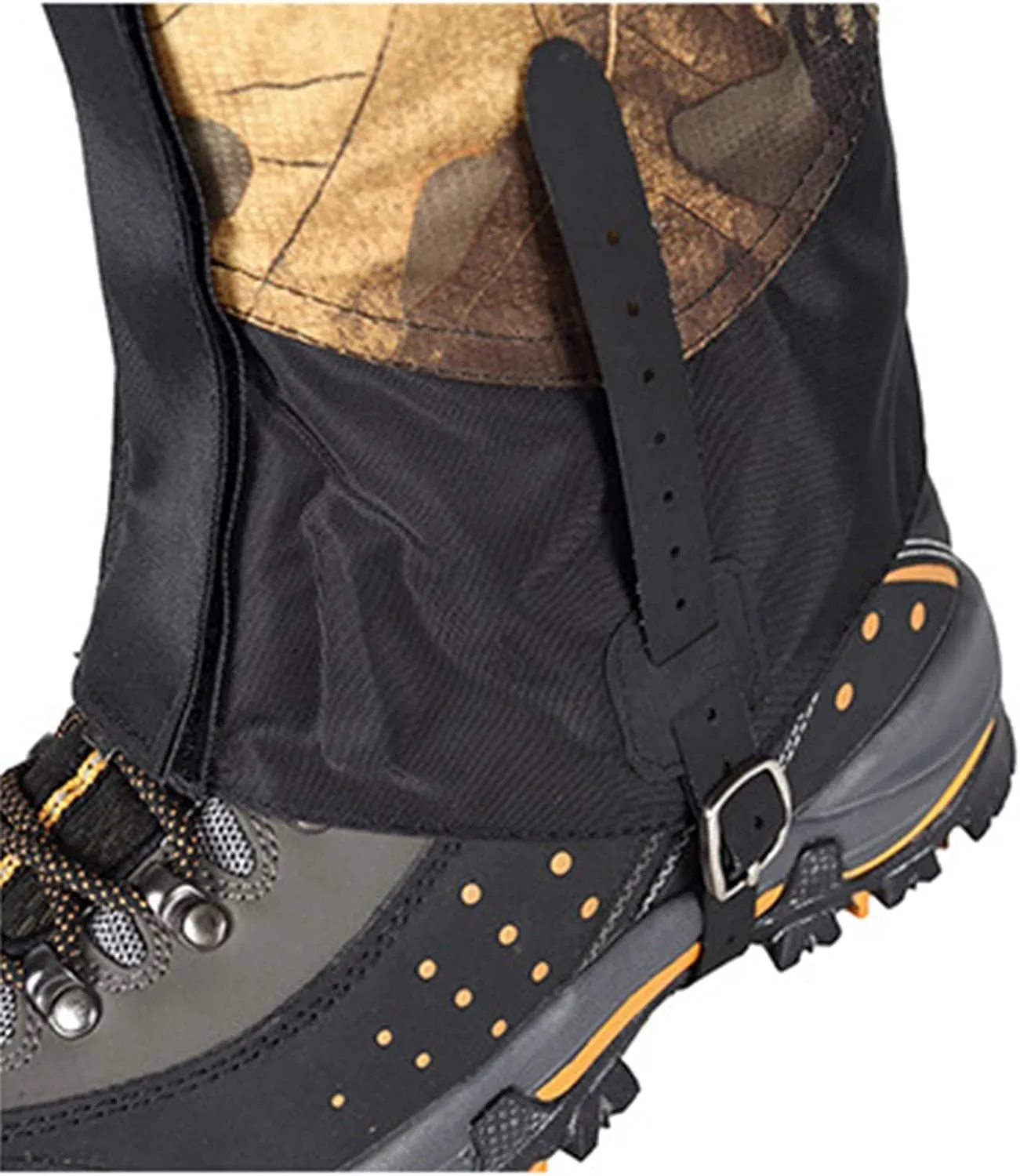 Leg Gaiters, Camouflage, Breathable, Waterproof, Snake-Proof Hiking Boots, Suitable for Hiking and Desert Jungle Camping Snow Boots Leggings (Color : A, Size : One Size)