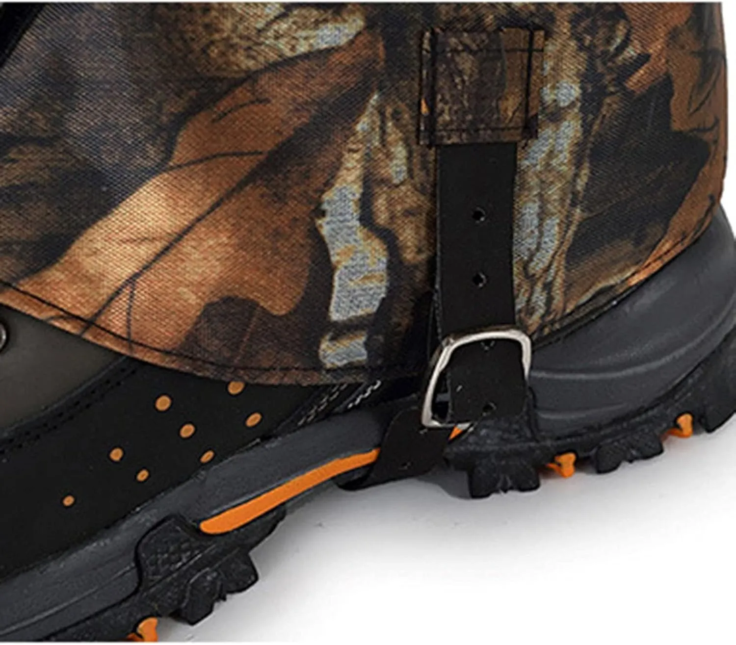 Leg Gaiters, Waterproof and Snake-Proof Hiking Boots, Suitable for Hiking and Desert Jungle Camping Snow Boots Leggings (Color : A, Size : Large)