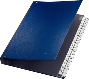 Leitz 59310035 A4 Desk Organiser, 31 Dividers (Numbers 1-31), Blue