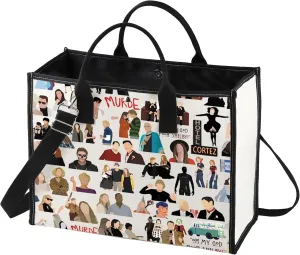 LEVLO American Story Makeup Bag Horror Story Fans Gift Horror TV Show Character Zipper Pouch Bag Horror Story Series Merch (Murde LT)