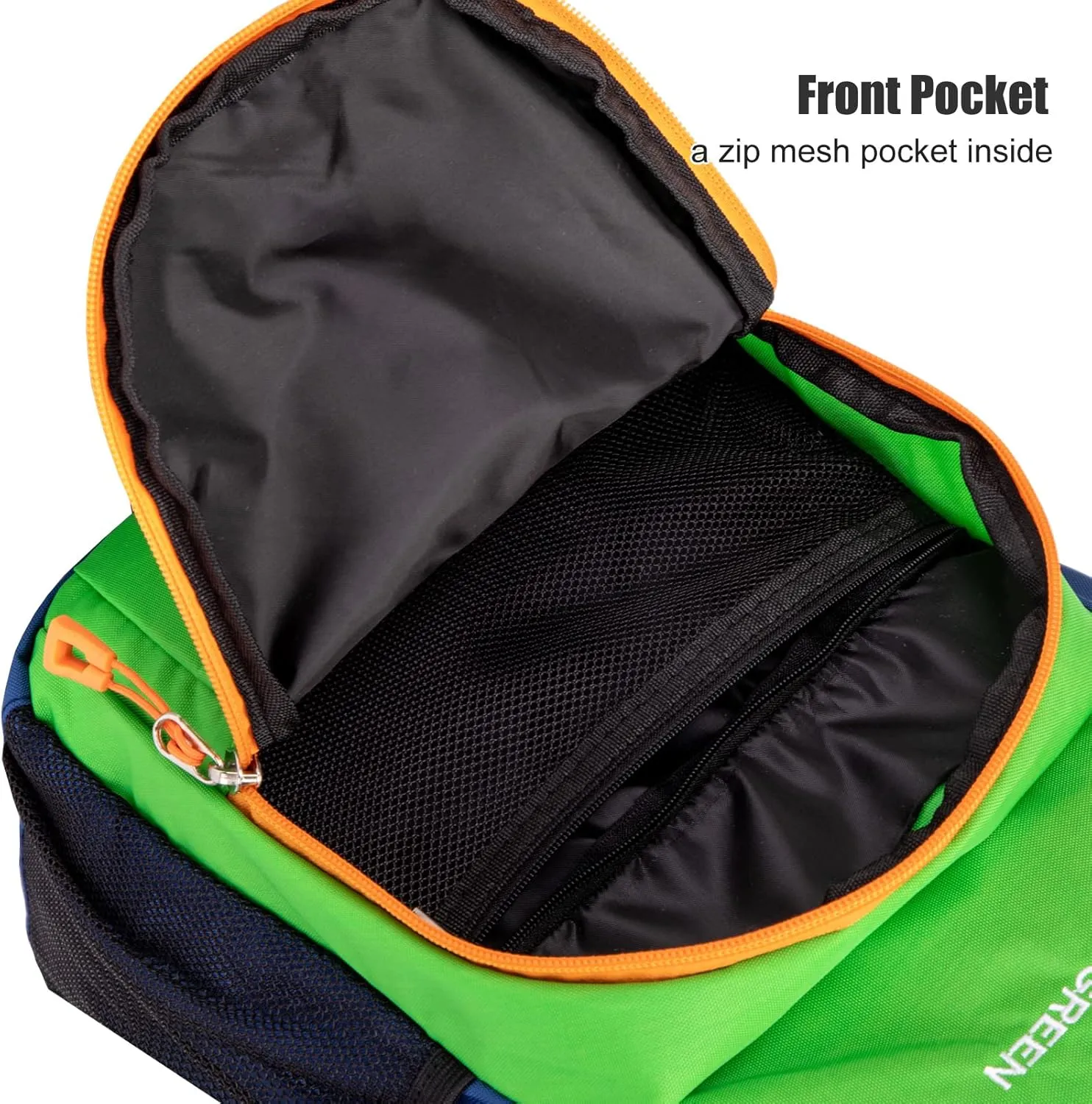 Little Kids Hiking Backpack, Toddler Backpack for Boys or Girls, Ideal for a Day Outdoor Adventures (Green, Kids - Medium)