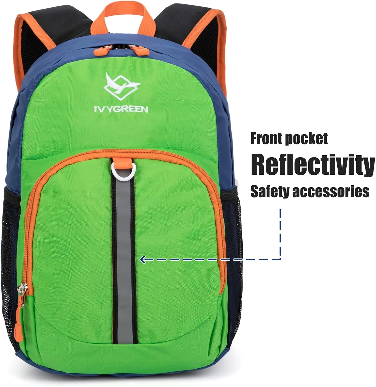Little Kids Hiking Backpack, Toddler Backpack for Boys or Girls, Ideal for a Day Outdoor Adventures (Green, Kids - Medium)