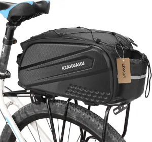 Lixada Bicycle Pannier Bag Waterproof Bike Rear Rack Bag Portable Bike Seat Carrier Bag Road Bike Storage Bag