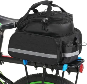 Lixada Bike Pannier Bag, 25L Double Side Waterproof Rear Rack Bike Bag for Riding Cycling Travelling