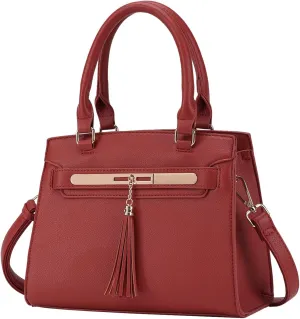 LJOSEIND Small Satchel Purses for Women - Fashionable Handbags, Top Handle Crossbody Bags with Adjustable Strap