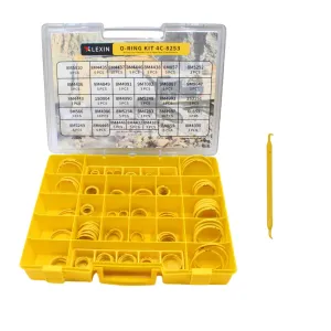 ‌LX Hydraulics High-Temp O-Ring Kit (149pcs) | Silicone 90SA for CAT 2701533 4C8253 Replacement | Torque Converter & Transmission Seals with Military Storage Case