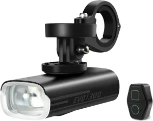 Magicshine EVO 1300 Bike Lights Upside Down Mounted 1300 Lumens Bicycle Headlights with Remote Control, Type-C and Waterproof Bike Front Light for for Night Riding