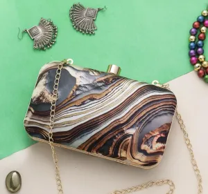 Marble Abstract Lightweight Clutch Bags Formal Party Wedding Purses Cocktail Prom Casual Tote Handbags (Design Patterns 5)