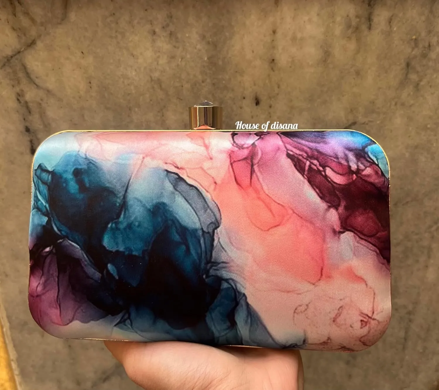 Marble Abstract Lightweight Clutch Bags Formal Party Wedding Purses Cocktail Prom Casual Tote Handbags (Design Patterns 5)
