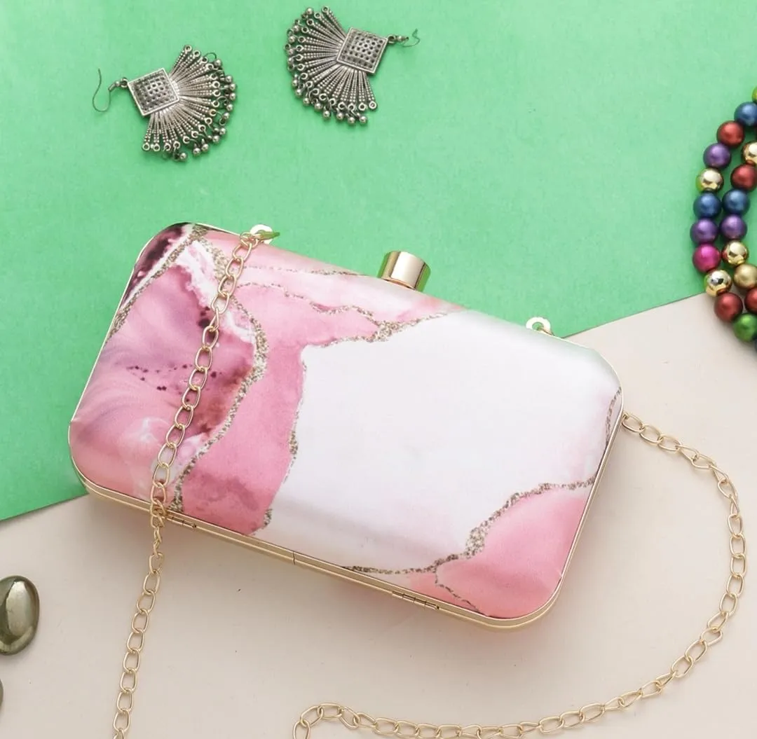 Marble Abstract Lightweight Clutch Bags Formal Party Wedding Purses Cocktail Prom Casual Tote Handbags (Design Patterns 5)