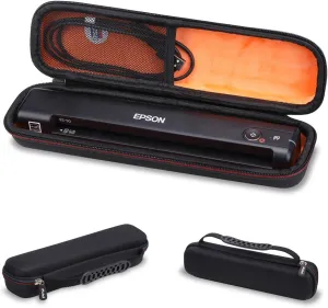 Mchoi Hard Portable Case Compatible with Epson Workforce ES-50/ES-55R/ES-60W/ES-65WR/DS-30/DS-70/DS-80W Wireless Portable Sheet-fed Document Scanner