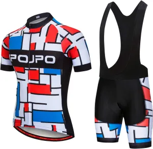 Men's Cycling Jersey,Bicycle Short Sleeve Breathable Cycling Shorts Quick Dry
