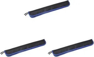 Milisten 3pcs Lightweight Storage for and Border Flute Music Vertical Portable Fabric Blue Handbag Oxford Case Mini Bag Black Instrument Universal with Carrying Bags Saxophone