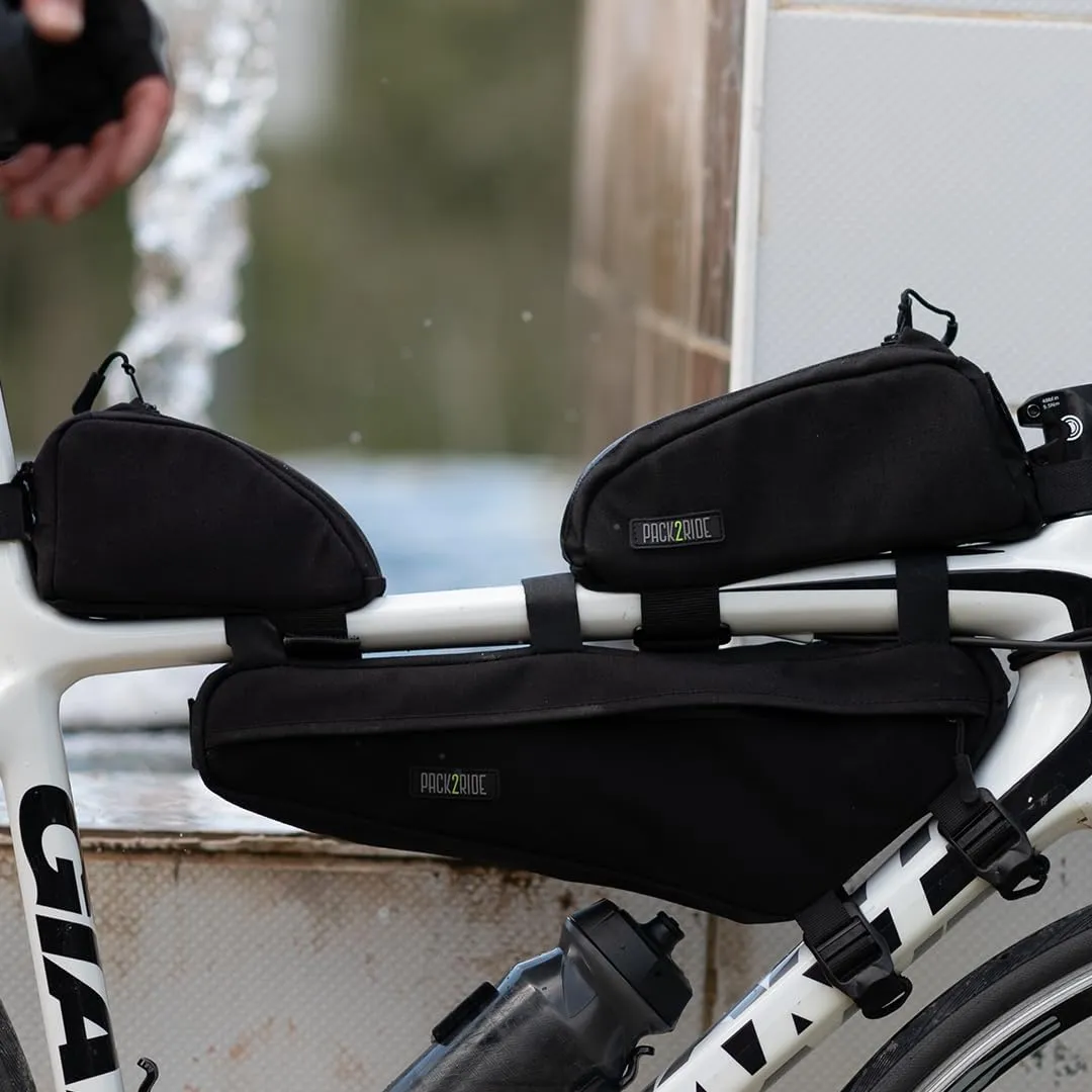 Mira Bike Frame Bag - Water Resistant, Durable Cordura Fabric & Bicycle Equipment Bag - Biking Storage, Bikepacking Pouch, Road for Cycling Adventures