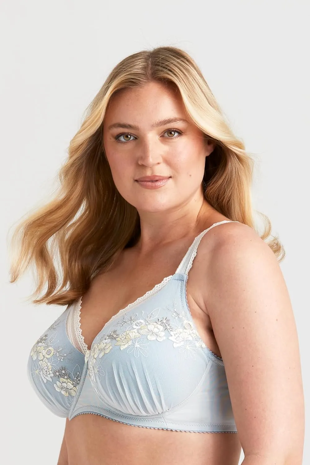 Miss Mary of Sweden Floral Sun Womens Luxury Unpadded Underwired Tulle Bra