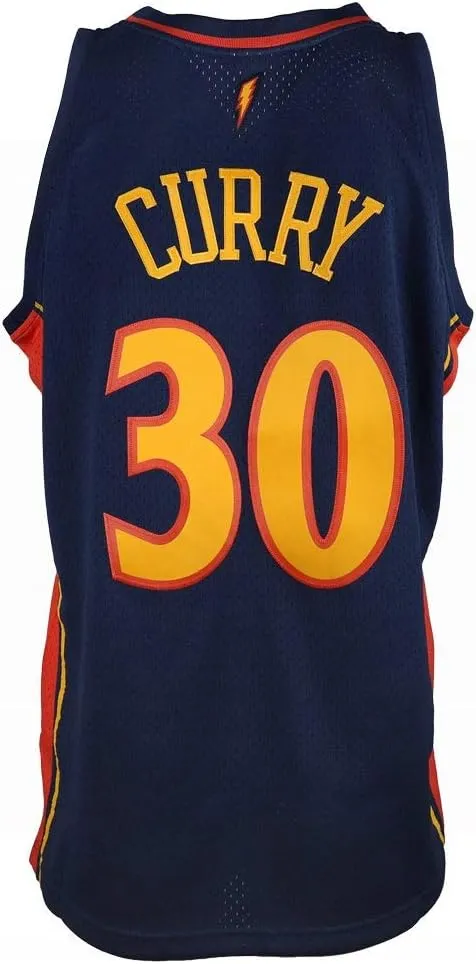 Mitchell & Ness Stephen Curry Golden State Warriors NBA Throwback Jersey - Navy