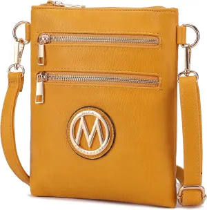 MKF Collection Women Crossbody Bag, Trendy Shoulder bag Crossover Purses for Women Sling Bag by Mia K