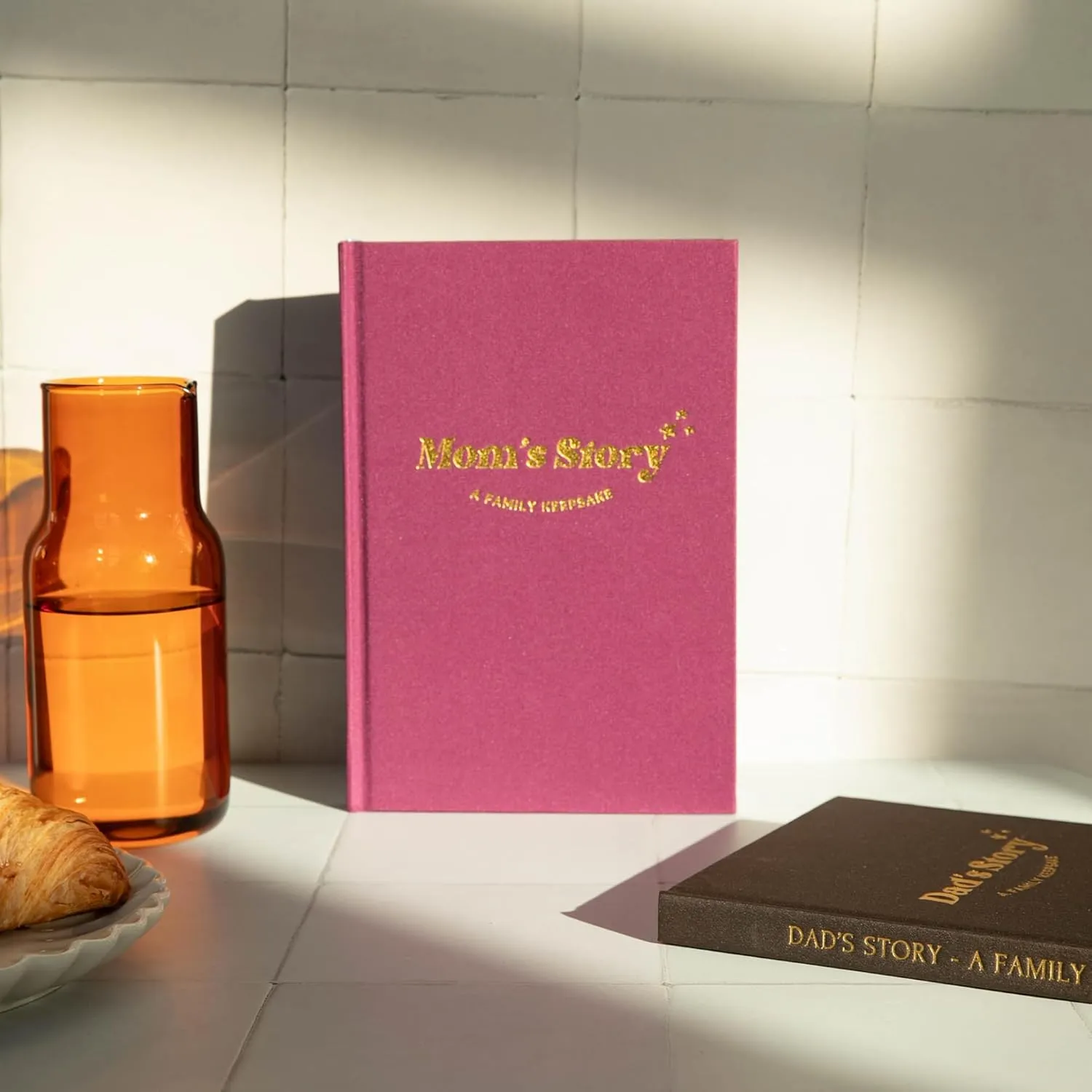 Mom's Story Journal (Hardcover) - A Family Keepsake with   250 Prompts and Questions to Share Her Life Story and Memories, Sentimental Mother's Day, Birthday Gift Idea