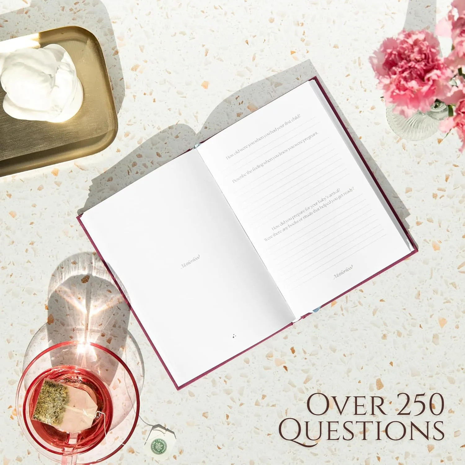 Mom's Story Journal (Hardcover) - A Family Keepsake with   250 Prompts and Questions to Share Her Life Story and Memories, Sentimental Mother's Day, Birthday Gift Idea
